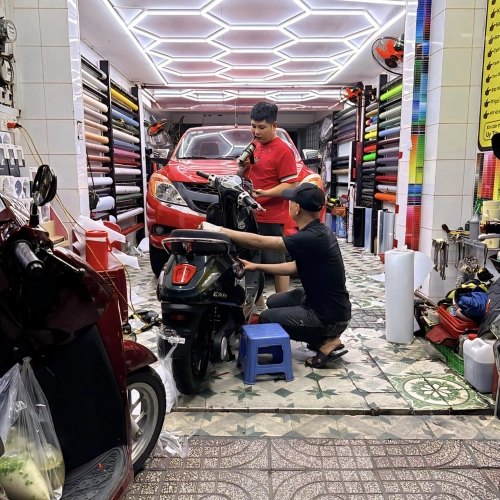  Wrap Đỏ Gold kết hợp tem sườn  Thương Hiệu Công Ty cho ẻm Mazda bt50